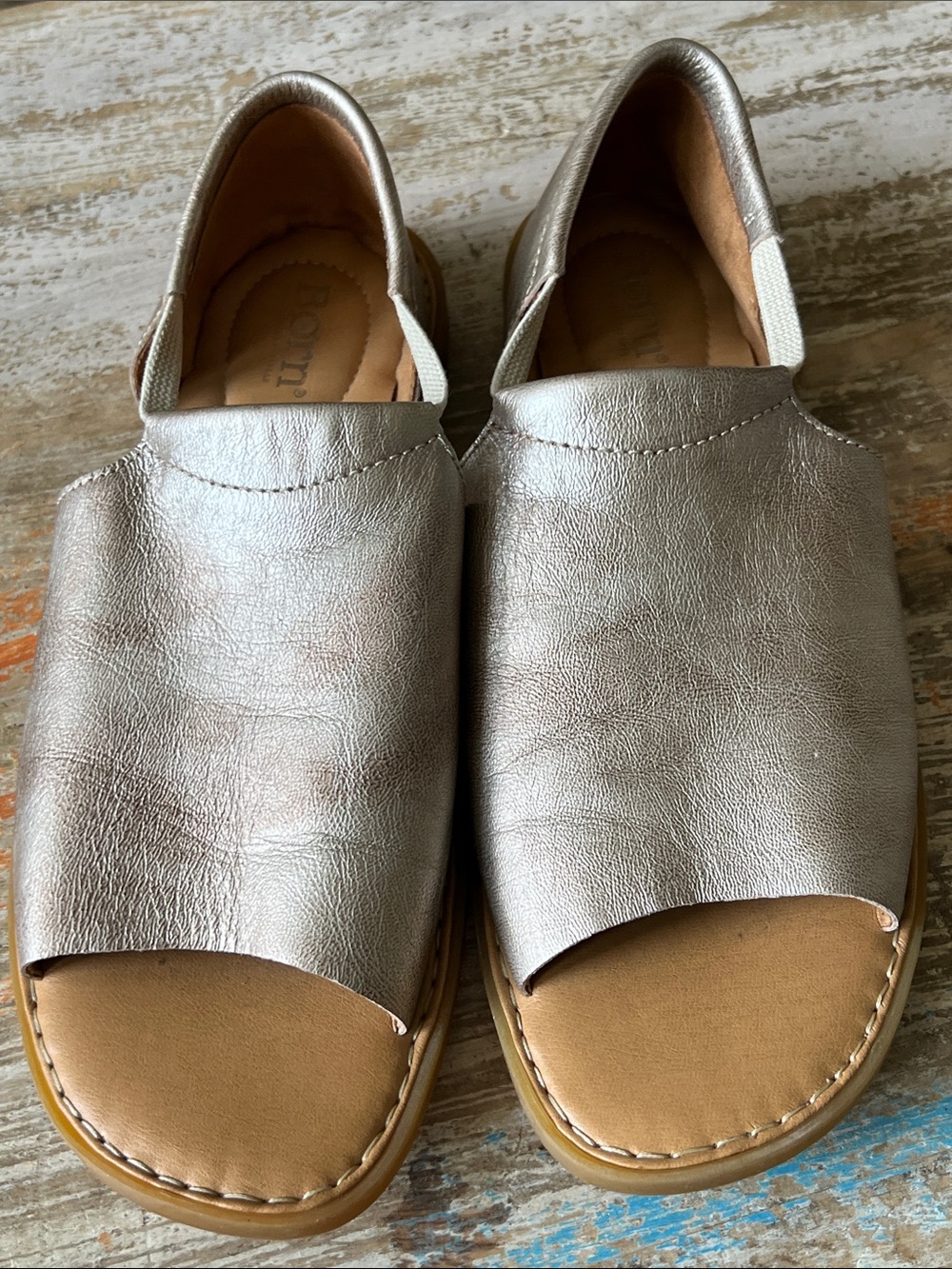 Børn Cove Modern Slide Sandal Gold Panna Cotta Size 10 - Picture 14 of 14